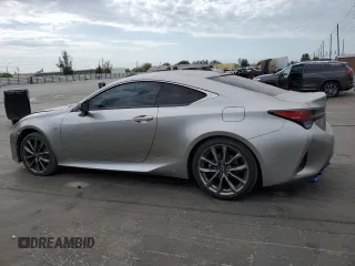 2021 Lexus RC with VIN JTHD85EC9M5006171, listed as a Copart auction lot 49482335 with 55,011 mi miles and Salvage Title. Bid and sale history available at carsss.com. Image 2.