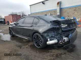 2017 BMW 7 Series with VIN WBA7H6C32HG614368, listed as a Copart auction lot 50607035 with 69,567 mi miles and Salvage title. Bid and sale history available at DreamBid. Image 2.