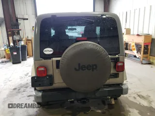 2004 Jeep Wrangler Sahara with VIN 1J4FA59S14P770952, listed as a Copart auction lot 66498694 with 112,649 mi miles and Salvage Title. Bid and sale history available at carsss.com. Image 6.