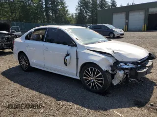 2012 Volkswagen Jetta SEL with VIN 3VWLP7AJ7CM387928, listed as a Copart auction lot 54394945 with Not provided miles and Salvage title. Bid and sale history available at DreamBid. Image 4.
