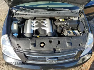 2007 Kia Sedona LX with VIN KNDMB233776149624, listed as a Copart auction lot 43429105 with 184,399 mi miles and Salvage Title. Bid and sale history available at carsss.com. Image 13.
