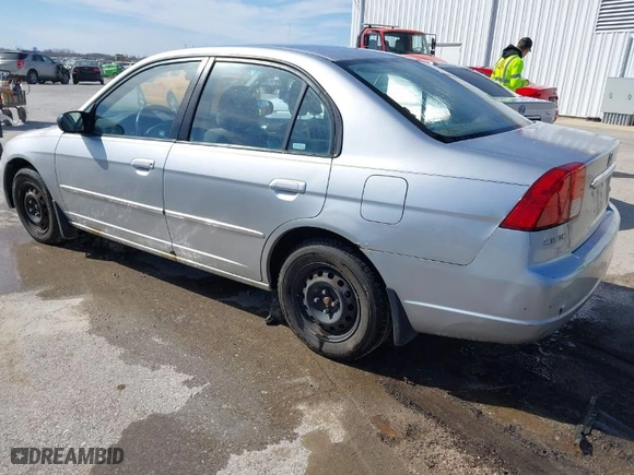 2003 Honda Civic LX with VIN 1HGES166X3L018219, listed as a IAAI auction lot 41814094 with 261,214 mi miles. Bid and sale history available at carsss.com. Image 3.
