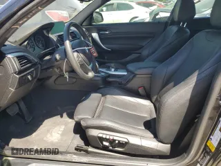 2014 BMW 2 Series 228i with VIN WBA1F5C58EV256093, listed as a Copart auction lot 57579434 with 74,596 mi miles and Salvage Title. Bid and sale history available at carsss.com. Image 7.