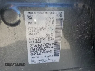 2014 Nissan Rogue S z VIN 5N1AT2MK5EC784664, wystawiony jako Copart lot #51987065 z przebiegiem 100 339 mil mil oraz Szkoda całkowita • Salvage title. Historia ofert i sprzedaży dostępna na DreamBid. Obrazek 16.