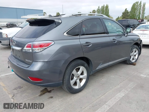2013 Lexus RX 350 with VIN JTJZK1BAXD2008935, listed as a IAAI auction lot 42073869 with 70,107 mi miles and . Bid and sale history available at DreamBid. Image 4.