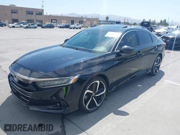 2021 Honda Accord Sport with VIN 1HGCV2F32MA010896, listed as a IAAI auction lot 42461207 with 44,902 mi miles and . Bid and sale history available at DreamBid. Image 6.