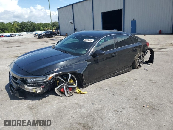 2019 Honda Accord Sport with VIN 1HGCV1F38KA090650, listed as a Copart auction lot 63374355 with 113,259 mi miles and Non repairable. Bid and sale history available at DreamBid. Image 1.