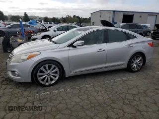 2012 Hyundai Azera with VIN KMHFH4JGXCA123949, listed as a Copart auction lot 53499005 with 184,083 mi miles and Clean Title. Bid and sale history available at carsss.com. Image 1.