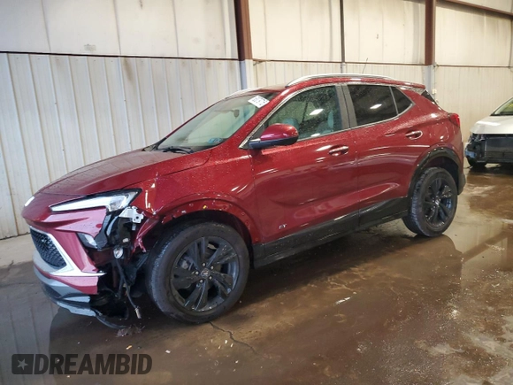 2025 Buick Encore GX Sport Touring with VIN KL4AMESL1SB053935, listed as a Copart auction lot 63079715 with 3,547 mi miles and Salvage title. Bid and sale history available at DreamBid. Image 1.