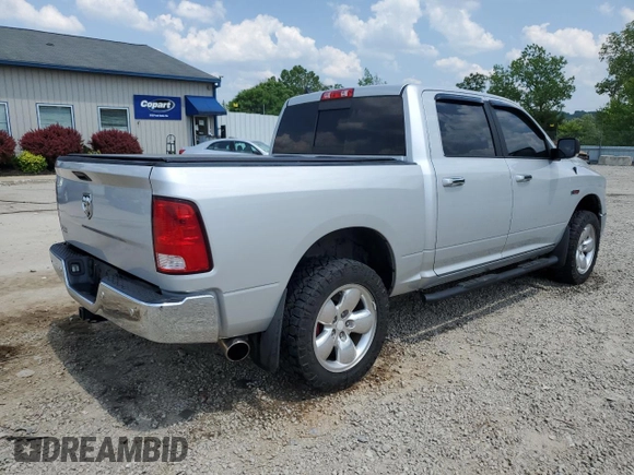 2017 Ram 1500 Big Horn with VIN 1C6RR7LM0HS878250, listed as a Copart auction lot 58996945 with 133,431 mi miles and Salvage title. Bid and sale history available at DreamBid. Image 3.