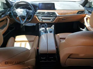 2019 BMW 5 Series 530e with VIN WBAJA9C50KB253692, listed as a Copart auction lot 52568095 with 61,023 mi miles and Salvage title. Bid and sale history available at DreamBid. Image 8.