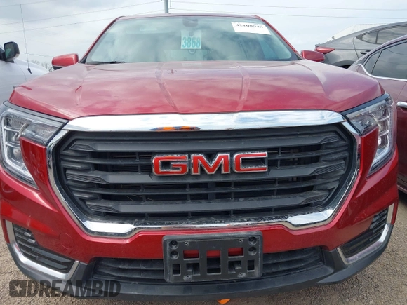 2024 GMC Terrain SLE with VIN 3GKALMEG1RL223094, listed as a IAAI auction lot 42108948 with 21,619 mi miles and . Bid and sale history available at DreamBid. Image 6.