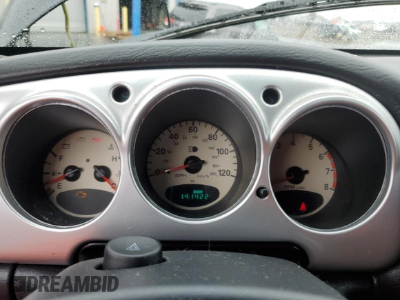 2004 Chrysler PT Cruiser with VIN 3C4FY48B04T263405, listed as a Copart auction lot 84772354 with 141,422 mi miles and Salvage title. Bid and sale history available at DreamBid. Image 9.