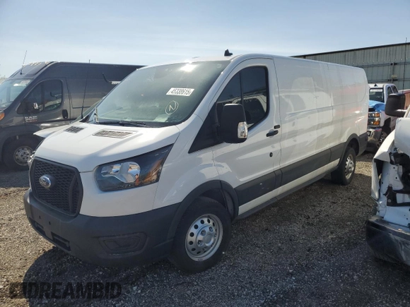 2023 Ford Transit Cargo with VIN 1FTBR2YG7PKA55474, listed as a Copart auction lot 45338615 with Not Provided miles and Salvage Title. Bid and sale history available at DreamBid. Image 1.