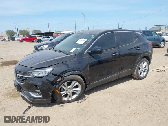 2023 Buick Encore GX Preferred with VIN KL4MMBS28PB153816, listed as a IAAI auction lot 41868337 with 19,605 mi miles and . Bid and sale history available at DreamBid. Image 16.
