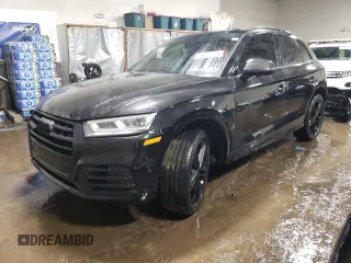 2018 Audi SQ5 Premium Plus with VIN WA1A4AFY4J2009182, listed as a Copart auction lot 41053074 with 71,346 mi miles and . Bid and sale history available at DreamBid. Image 1.