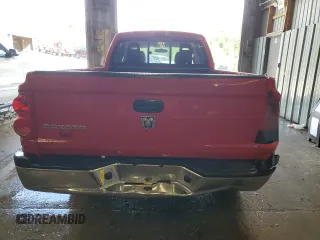 2005 Dodge Dakota ST with VIN 1D7HW22K95S236742, listed as a Copart auction lot 54056535 with 90,638 mi miles and Salvage title. Bid and sale history available at DreamBid. Image 6.