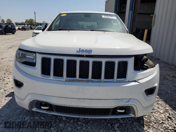 2014 Jeep Grand Cherokee Overland with VIN 1C4RJECG5EC519870, listed as a Copart auction lot 52364725 with 78,043 mi miles and Salvage Title. Bid and sale history available at carsss.com. Image 5.