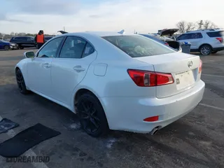 2013 Lexus IS 250 with VIN JTHCF5C27D5063030, listed as a IAAI auction lot 41475197 with 120,501 mi miles. Bid and sale history available at carsss.com. Image 3.