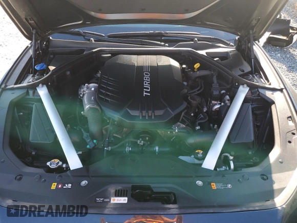2022 Genesis G70 3.3T with VIN KMTG54TE7NU101004, listed as a Copart auction lot 72473664 with 6,181 mi miles and Salvage Title. Bid and sale history available at carsss.com. Image 11.