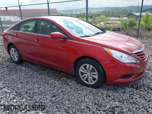2011 Hyundai Sonata GLS with VIN 5NPEB4AC2BH262298, listed as a IAAI auction lot 42216291 with 192,333 mi miles and . Bid and sale history available at carsss.com. Image 1.