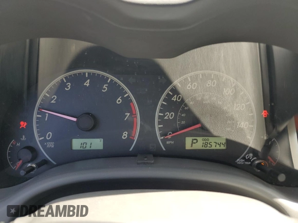 2010 Toyota Corolla with VIN JTDBU4EE3A9123331, listed as a Copart auction lot 60869295 with 185,744 mi miles and Salvage title. Bid and sale history available at DreamBid. Image 9.