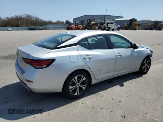 2023 Nissan Sentra SV with VIN 3N1AB8CV4PY280299, listed as a Copart auction lot 53739635 with 34,825 mi miles and Clean Title. Bid and sale history available at carsss.com. Image 3.