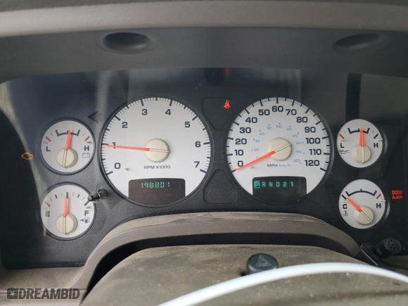 2004 Dodge Ram 1500 SLT with VIN 1D7HA18D84S540855, listed as a Copart auction lot 47837455 with 198,801 mi miles and Salvage Title. Bid and sale history available at carsss.com. Image 9.