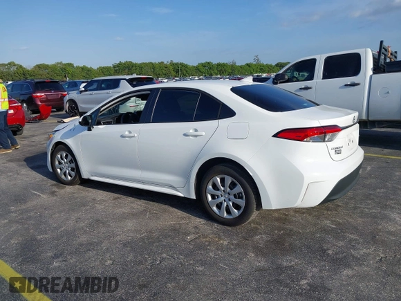 2024 Toyota Corolla LE with VIN 5YFB4MDE5RP164406, listed as a IAAI auction lot 41911080 with 6,490 mi miles. Bid and sale history available at carsss.com. Image 3.