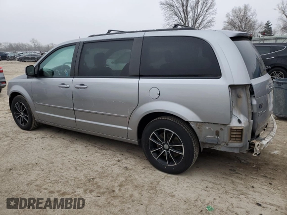 2017 Dodge Grand Caravan GT with VIN 2C4RDGEG8HR792149, listed as a Copart auction lot 43964695 with 121,833 mi miles and Salvage Title. Bid and sale history available at DreamBid. Image 2.