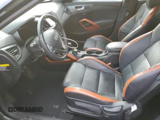 2016 Hyundai Veloster Turbo with VIN KMHTC6AE0GU267722, listed as a Copart auction lot 72993102 with 83,902 mi miles. Bid and sale history available at carsss.com. Image 7.