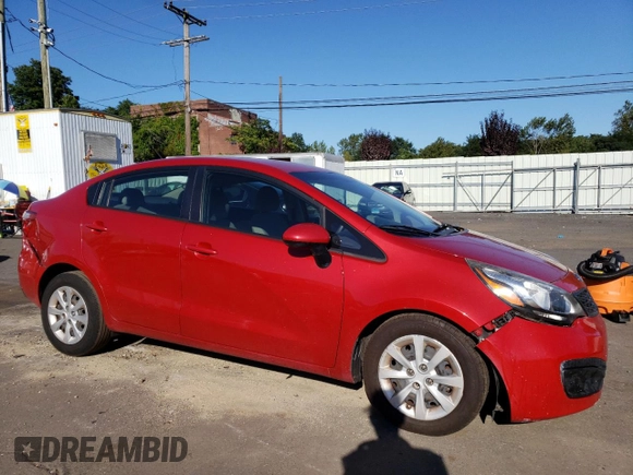 2014 Kia Rio LX with VIN KNADM4A37E6370952, listed as a Copart auction lot 70787814 with 107,958 mi miles and Salvage Title. Bid and sale history available at DreamBid. Image 4.