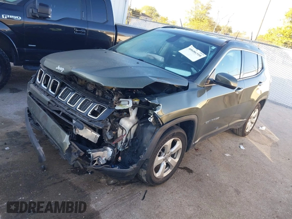 2019 Jeep Compass Altitude z VIN 3C4NJCBB6KT637645, wystawiony jako IAAI lot #40686310 z przebiegiem 60 215 mil mil oraz . Historia ofert i sprzedaży dostępna na DreamBid. Obrazek 2.