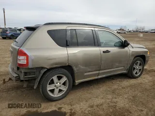 2008 Jeep Compass Sport with VIN 1J8FF47W68D639328, listed as a Copart auction lot 50756395 with 242,557 mi miles and Salvage Title. Bid and sale history available at carsss.com. Image 3.