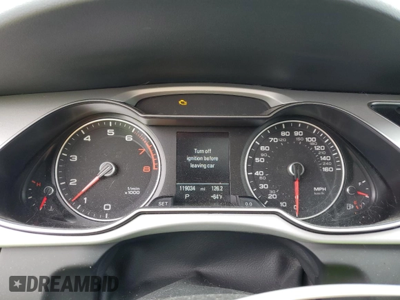2015 Audi A4 Premium Plus z VIN WAUFFAFL9FN030008, wystawiony jako Copart lot #55479905 z przebiegiem 119 034 mil mil oraz Czysty tytuł • Clean title. Historia ofert i sprzedaży dostępna na DreamBid. Obrazek 9.