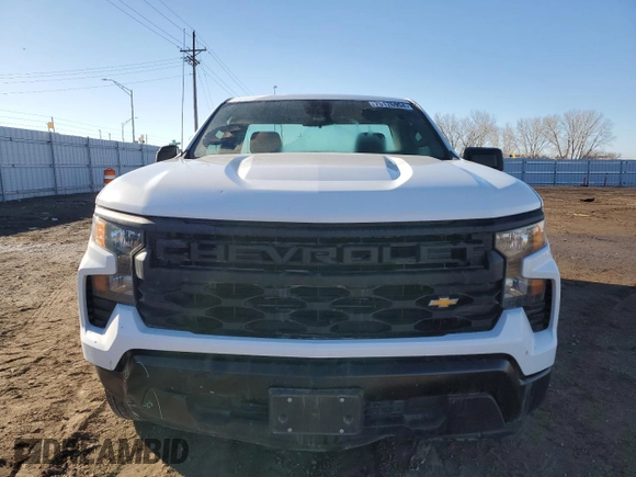 2022 Chevrolet Silverado 1500 Work Truck with VIN 3GCNAAEK7NG549636, listed as a Copart auction lot 75176904 with 33,239 mi miles and Salvage Title. Bid and sale history available at DreamBid. Image 5.