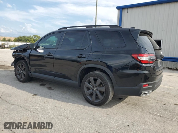 2023 Honda Pilot Sport with VIN 5FNYG1H38PB014615, listed as a Copart auction lot 71616584 with 58,578 mi miles and Salvage Title. Bid and sale history available at carsss.com. Image 2.