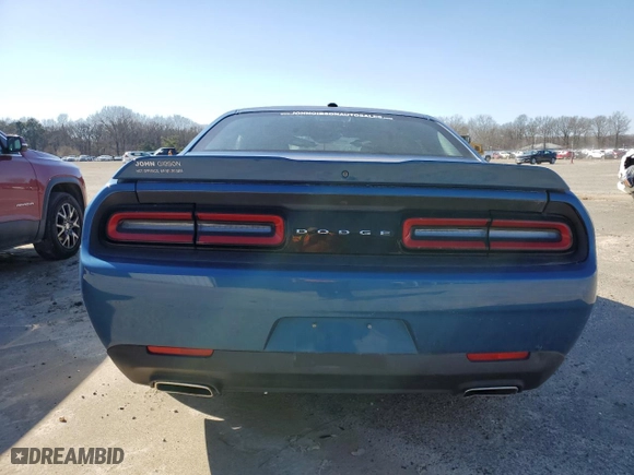 2021 Dodge Challenger SXT with VIN 2C3CDZAG3MH534312, listed as a Copart auction lot 48397035 with 90,834 mi miles and Salvage Title. Bid and sale history available at carsss.com. Image 6.