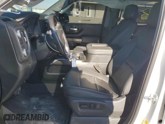 2021 GMC Sierra 1500 Limited SLT with VIN 1GTU9DET1MZ192192, listed as a Copart auction lot 83415564 with 80,323 mi miles and Salvage Title. Bid and sale history available at carsss.com. Image 7.