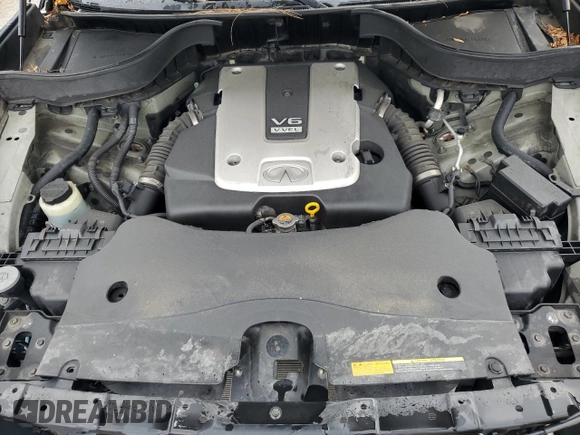 2016 Infiniti QX70 with VIN JN8CS1MW4GM751993, listed as a Copart auction lot 56351675 with Not provided miles and Salvage title. Bid and sale history available at DreamBid. Image 11.