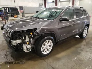 2018 Jeep Cherokee Latitude Plus with VIN 1C4PJMLB5JD535870, listed as a Copart auction lot 44624445 with 116,058 mi miles and Salvage Title. Bid and sale history available at DreamBid. Image 1.