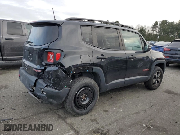 2019 Jeep Renegade Trailhawk z VIN ZACNJBC19KPK06415, wystawiony jako Copart lot #41493805 z przebiegiem 64 239 mil mil oraz Szkoda całkowita • Salvage title. Historia ofert i sprzedaży dostępna na DreamBid. Obrazek 3.