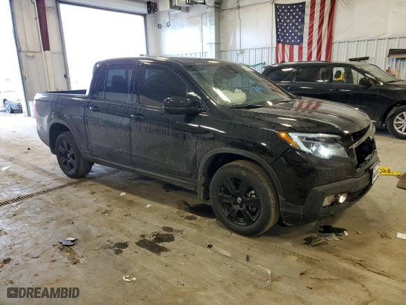 2020 Honda Ridgeline Black Edition with VIN 5FPYK3F81LB021805, listed as a Copart auction lot 43483285 with 66,017 mi miles and Salvage Title. Bid and sale history available at carsss.com. Image 4.
