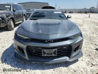 2022 Chevrolet Camaro ZL1 with VIN 1G1FK1R63N0102927, listed as a Copart auction lot 49068535 with 38,833 mi miles and Salvage Title. Bid and sale history available at carsss.com. Image 5.