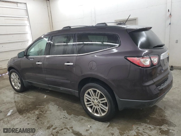 2015 Chevrolet Traverse LT with VIN 1GNKRGKD0FJ154287, listed as a Copart auction lot 50406365 with 142,774 mi miles and Salvage Title. Bid and sale history available at carsss.com. Image 2.
