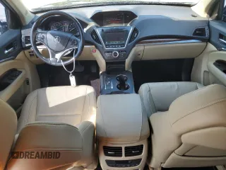 2017 Acura MDX w/Technology Pkg with VIN 5FRYD3H56HB013923, listed as a Copart auction lot 49224235 with 82,308 mi miles and Salvage Title. Bid and sale history available at carsss.com. Image 8.