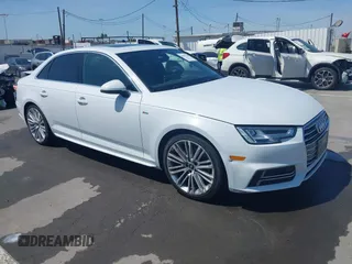 2018 Audi A4 Premium Plus z VIN WAULMAF42JA224428, wystawiony jako IAAI lot #41983744 z przebiegiem 131 008 mil mil oraz . Historia ofert i sprzedaży dostępna na DreamBid. Obrazek 1.