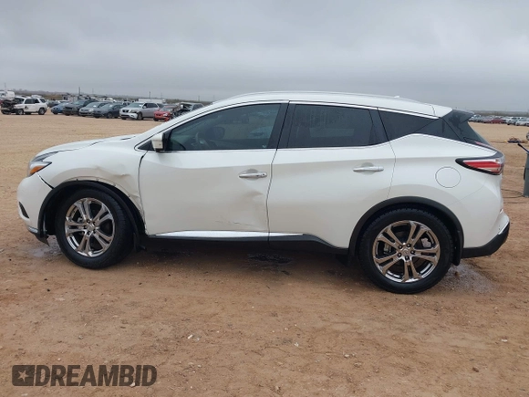 2015 Nissan Murano Platinum z VIN 5N1AZ2MG8FN248579, wystawiony jako IAAI lot #41185530 z przebiegiem 37 363 mil mil oraz . Historia ofert i sprzedaży dostępna na DreamBid. Obrazek 14.