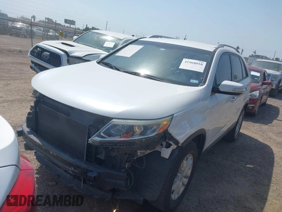 2015 Kia Sorento LX with VIN 5XYKT4A65FG659155, listed as a IAAI auction lot 41968018 with 138,704 mi miles. Bid and sale history available at carsss.com. Image 19.