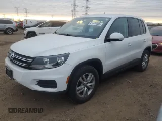 2012 Volkswagen Tiguan LE z VIN WVGAV7AX6CW577025, wystawiony jako Copart lot #41424085 z przebiegiem 92 199 mil mil oraz Szkoda całkowita • Salvage title. Historia ofert i sprzedaży dostępna na DreamBid. Obrazek 1.